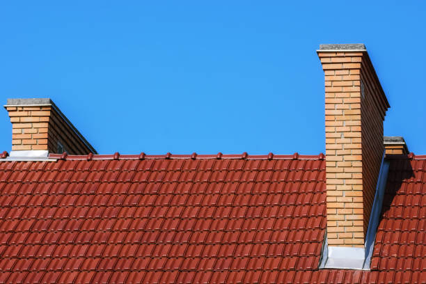 istock Roof and sky. 1041184148