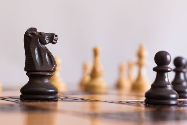 istock Chess photographed on a chessboard 1041184300