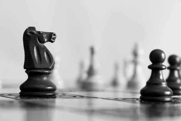 istock Chess photographed on a chessboard 1041184342