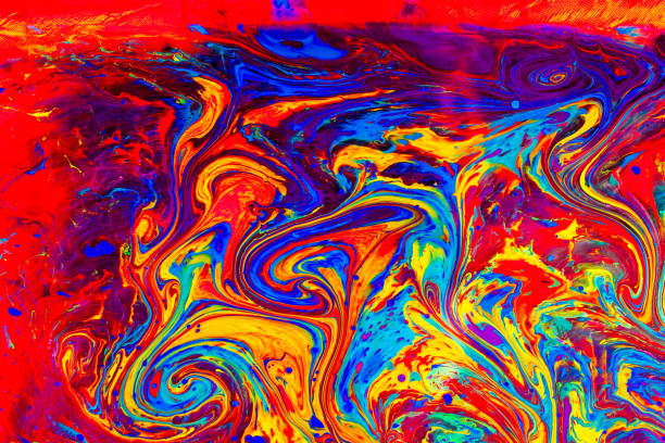 istock Abstract marbling art patterns as colorful background 1041185318