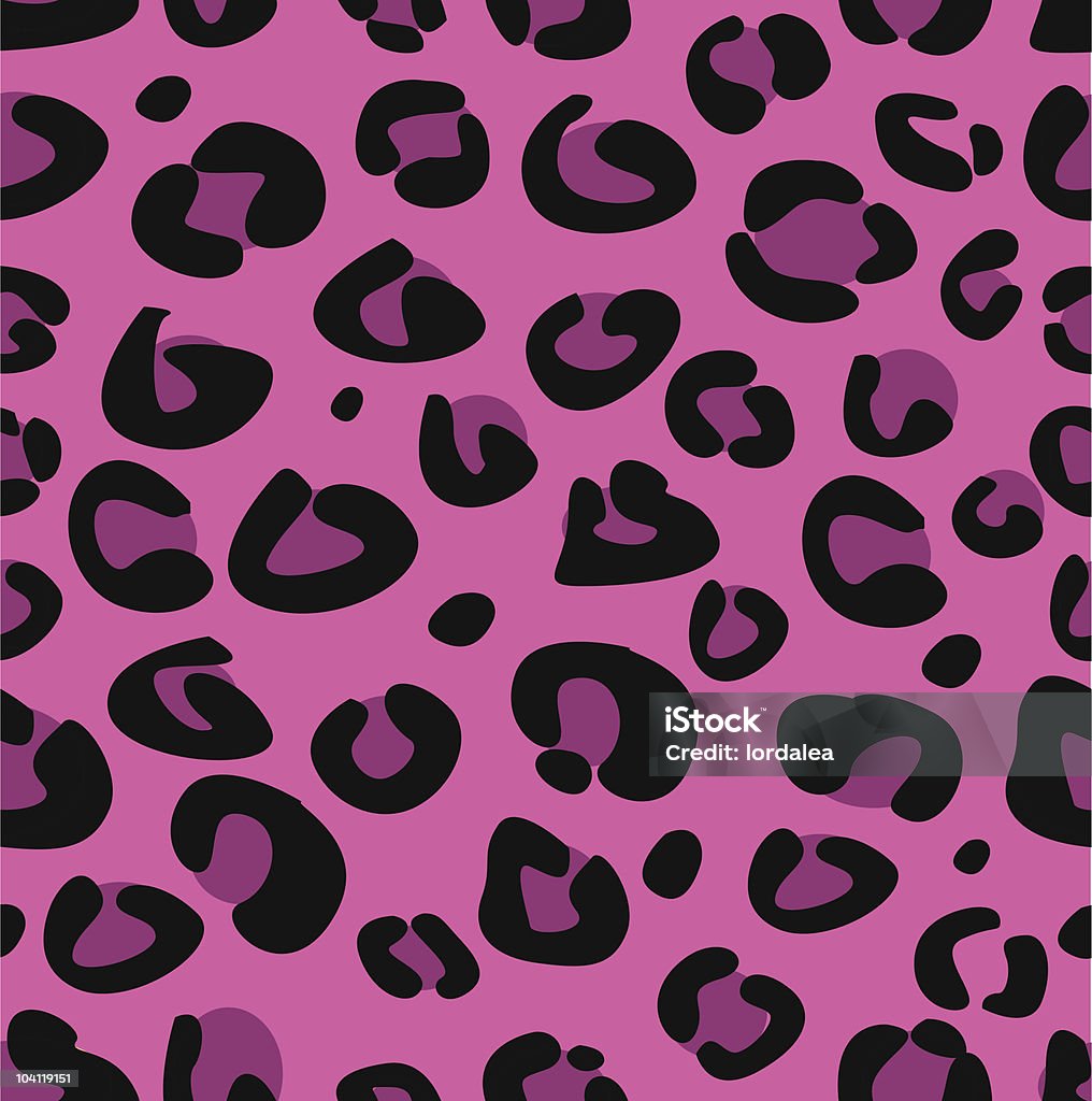 Seamless pink leopard / jaguar texture pattern skin background, vector  Abstract stock vector