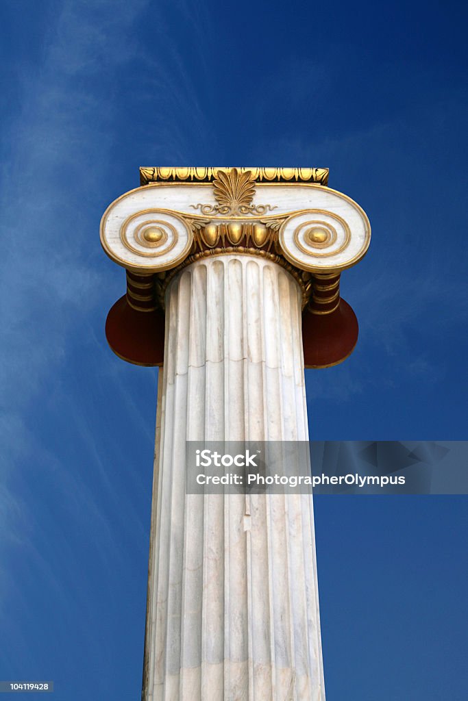 Coluna Grega - Royalty-free Pedestal Foto de stock