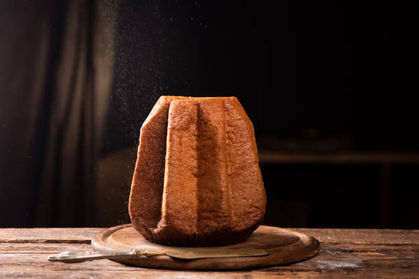 istock Italian Christmas cake. Pandoro 1041204422
