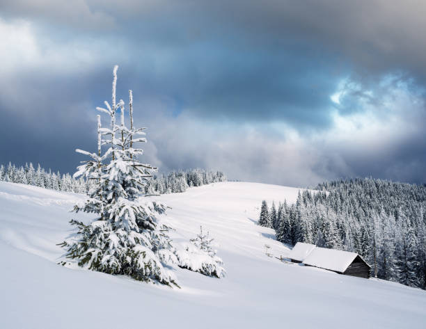 istock Winter mountain scenery pictures 1041204760
