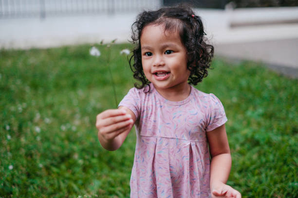 istock Cute Asian Toddler playing kid time at home 1041205274