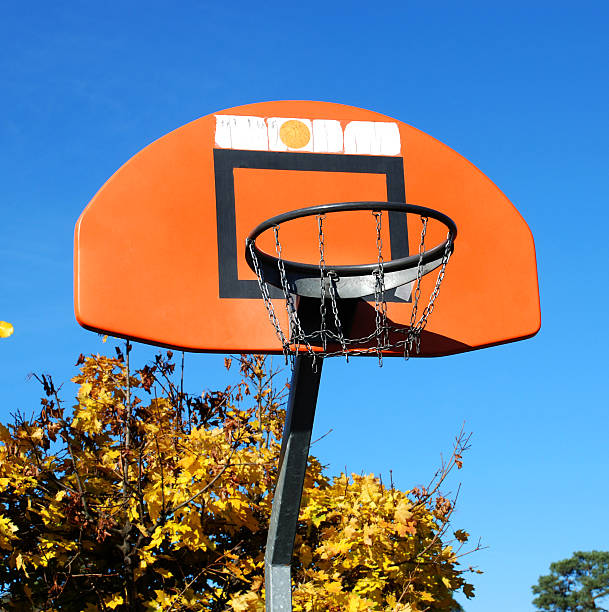 Autumn, basketball, yellow, autumn, basketball, yellow