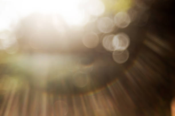 istock Beautiful bokeh with sun rays 1041221160