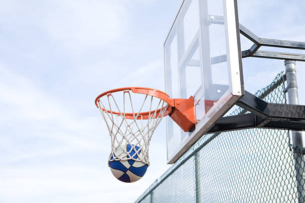 istock Basket in Basketball with ALL NET 104123416