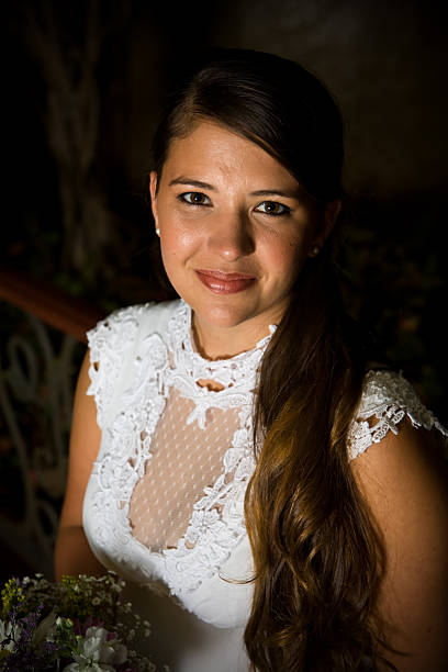 istock Bridal Portrait Looking Up 104123427