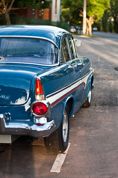 istock Vintage car parked in Stanmore. 104124084