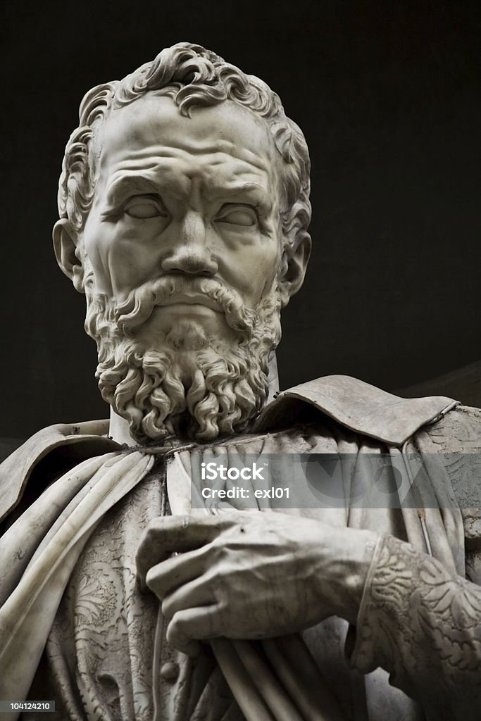 Michelangelo Buonarroti - Foto de stock de Bargello royalty-free