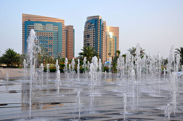 istock Beautiful fountain. Abu Dhabi 104124355