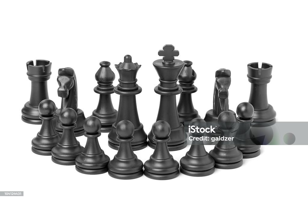 세트마다 chessmen - 로열티 프리 0명 스톡 사진