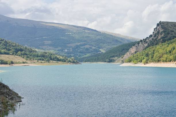 istock Panoramic view of the Fiastra Lake (Marche, Italy, Europe) 1041257734