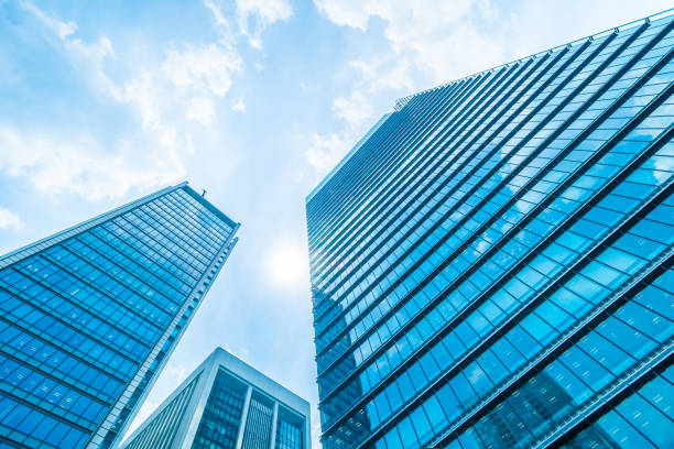 istock Low Angle View Of Modern Buildings Against Sky 1041270608