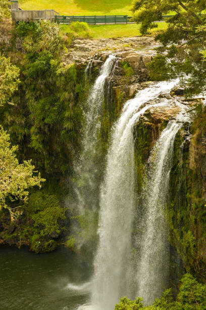 Rainbow falls near Kerikeri, New Zealand
