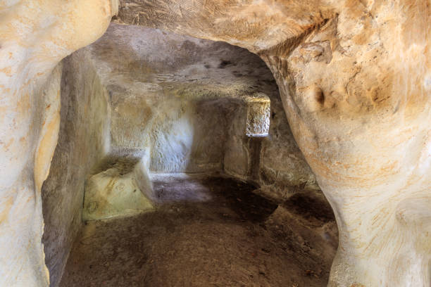 istock cave hermitage from Alunis, Romania 1041330208