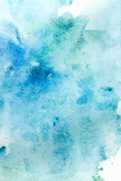 istock Blue watercolor abstract background 1041330828