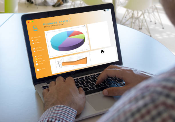 istock Businessman analyzing sales and marketing data 1041363530