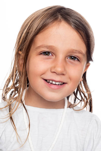 istock Smiling Little girl looking at the camera 1041367990