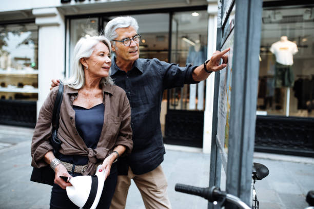 istock Senior couple having fun on weekend in Paris 1041372748