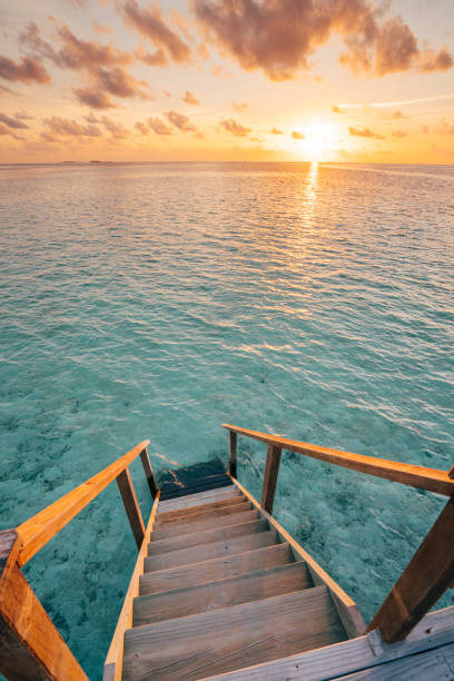 istock Chasing the sun in Maldives 1041384416