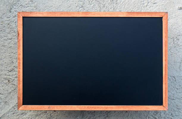istock Empty green chalkboard texture hang on the white wall. double frame from greenboard and white background. 1041399994