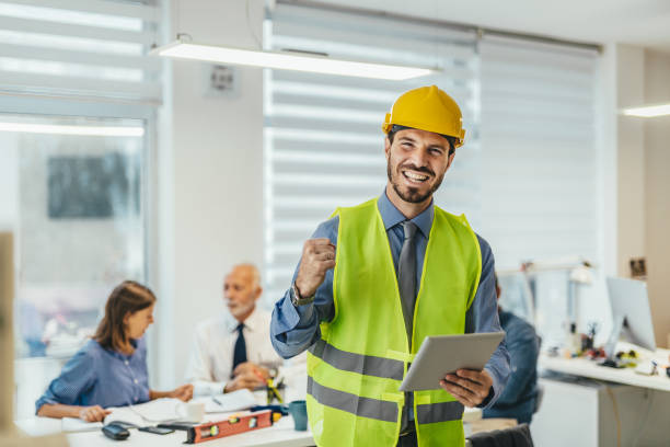 istock Portrait of an architect in his office 1041402904
