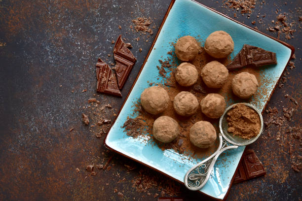 istock Homemade chocolate truffles 1041410260