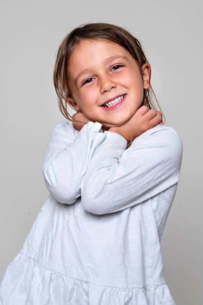 istock Smiling Little girl looking at the camera 1041440818