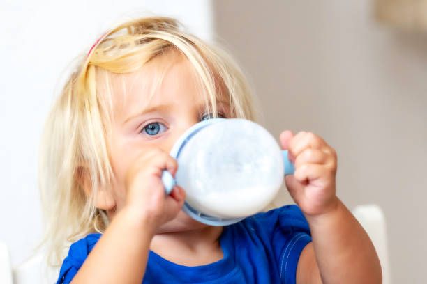 istock Child having her milk 1041459888