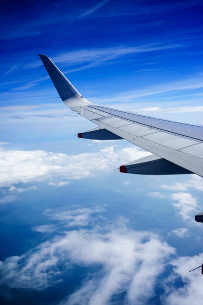 istock Airplane in flight over the Europe 1041465010