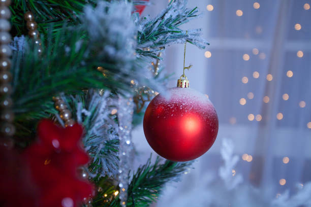 istock beautiful abstract christmas background withgarlands 1041465506