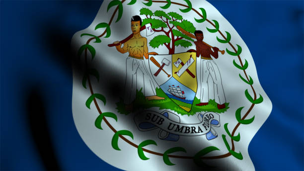 istock flag of belize 1041468454