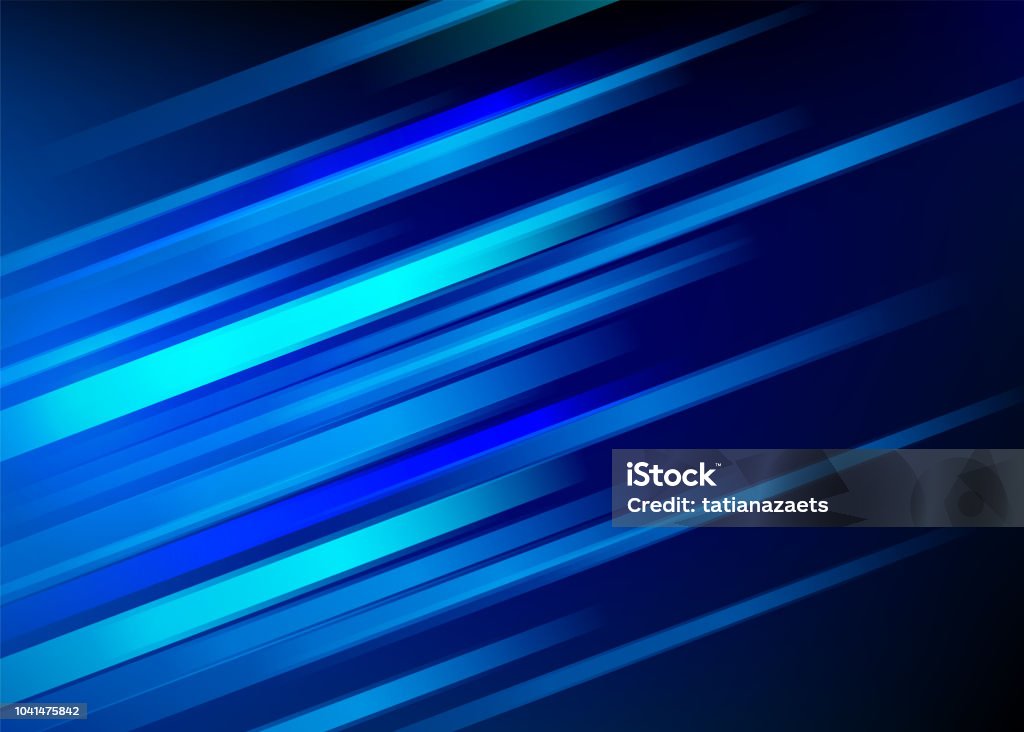 Abstract blue background with light diagonal lines. Speed motion design. Dynamic sport texture. Technology stream vector illustration Abstract blue background with light diagonal lines. Speed motion design. Dynamic sport texture. Technology stream vector illustration. Backgrounds stock vector