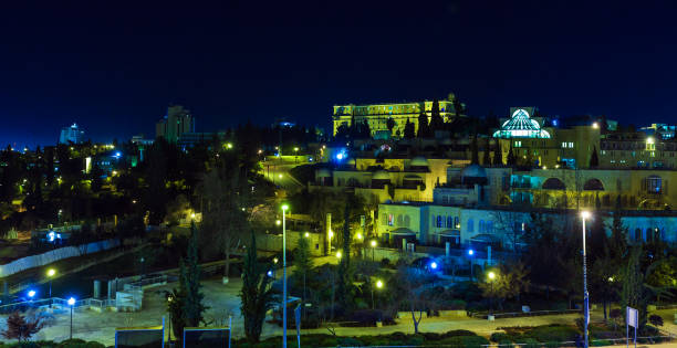 istock Night View of Jerusalem Streets, Israel 1041483062
