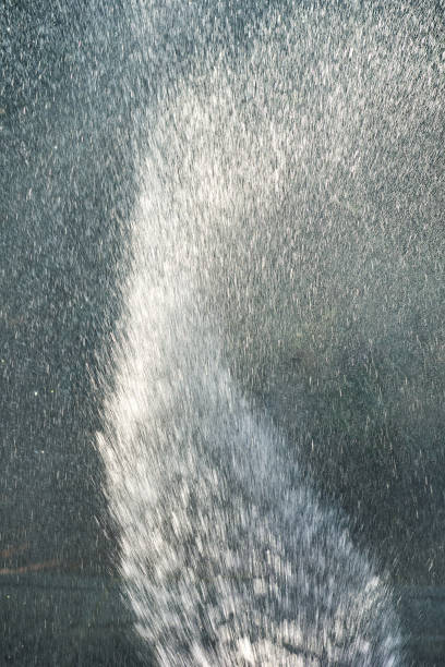 istock Fountain water jets in the sun 1041483198
