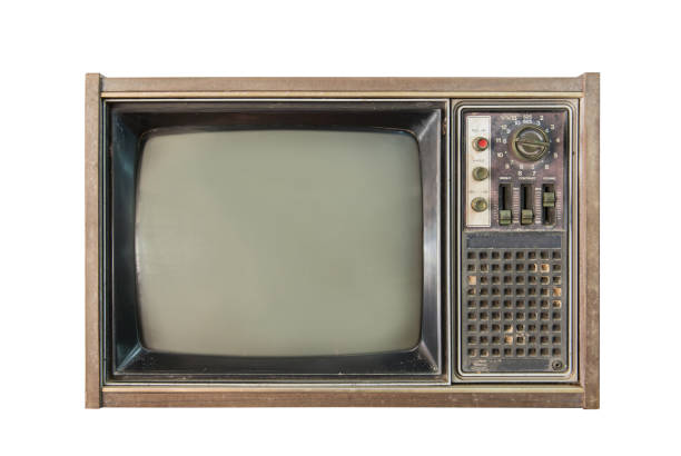 istock vintage tv or television isolated on white background 1041490474