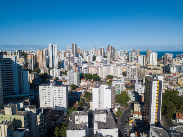 istock Top view of metropolitan city 1041509976