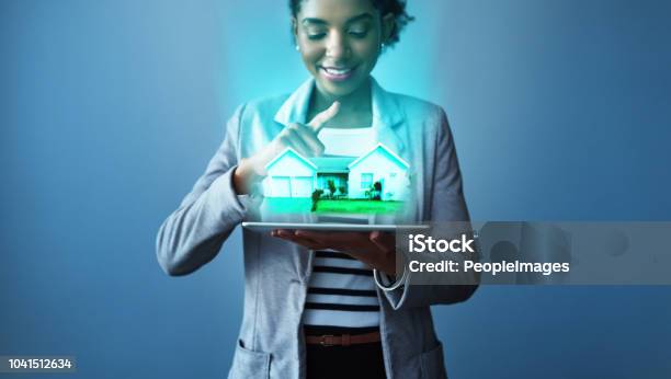 Your Perfect Home Is Just An App Away Stock Photo - Download Image Now - Real Estate, Technology, House