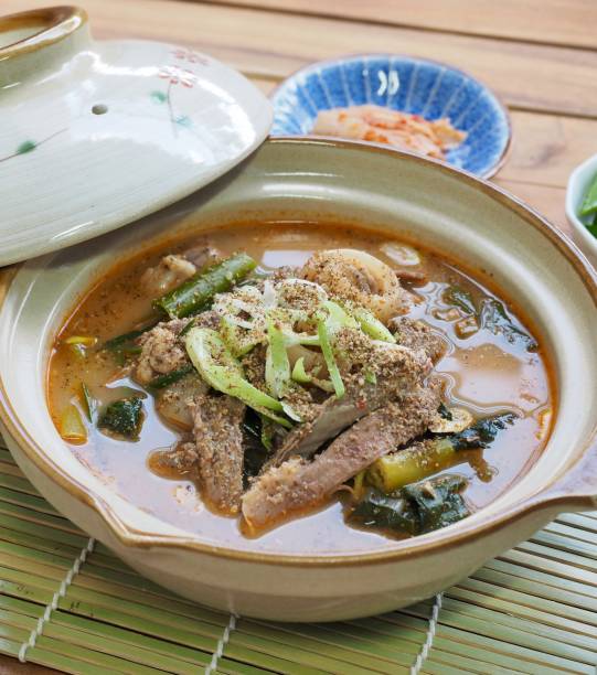istock Korean food Goat soup 1041519984
