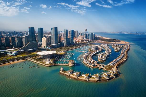 istock Xiamen city aerial view 1041522924