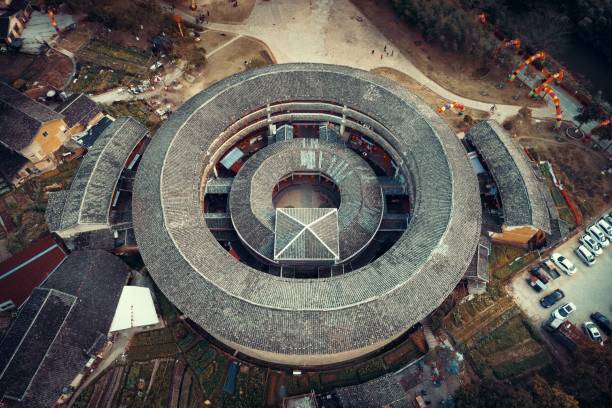 istock Fujian Tulou aerial closeup view 1041525846
