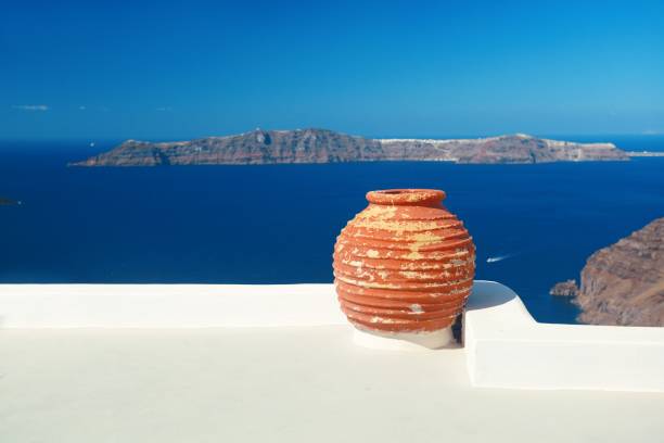 istock Santorini island leisure life 1041526026