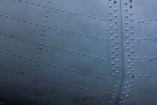 istock Aircraft skin texture 1041535264