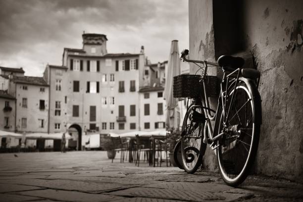 istock Piazza dell Anfiteatro with bike 1041545026