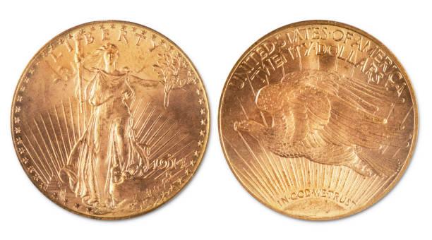 istock Twenty Dollar Gold Coin. 1041547578