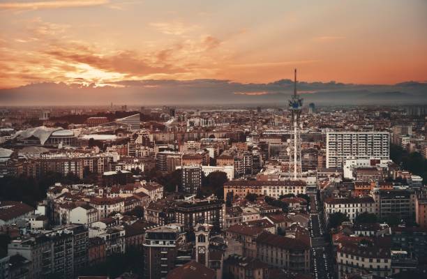 istock Milan city skyline 1041554082