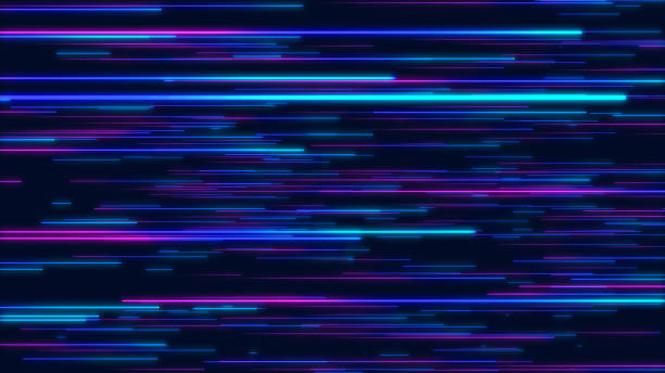 istock Blue & purple abstract radial lines geometric background 1041554120