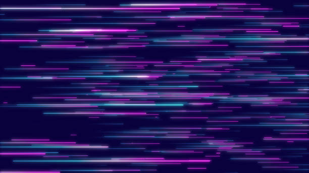istock Blue & purple abstract radial lines geometric background 1041554132